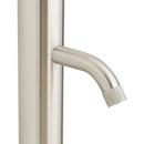 Freestanding Outdoor Shower Panel with Curved Neck and Hand Shower 