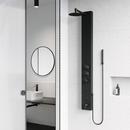 VIGO Matte Black Three Handle Single Function Shower System 