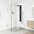 VIGO Matte Black Three Handle Single Function Shower System 