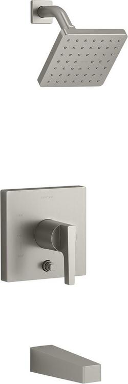 One Handle Single Function Bathtub & Shower Faucet in Vibrant&reg; Brushed Nickel (Trim Only)