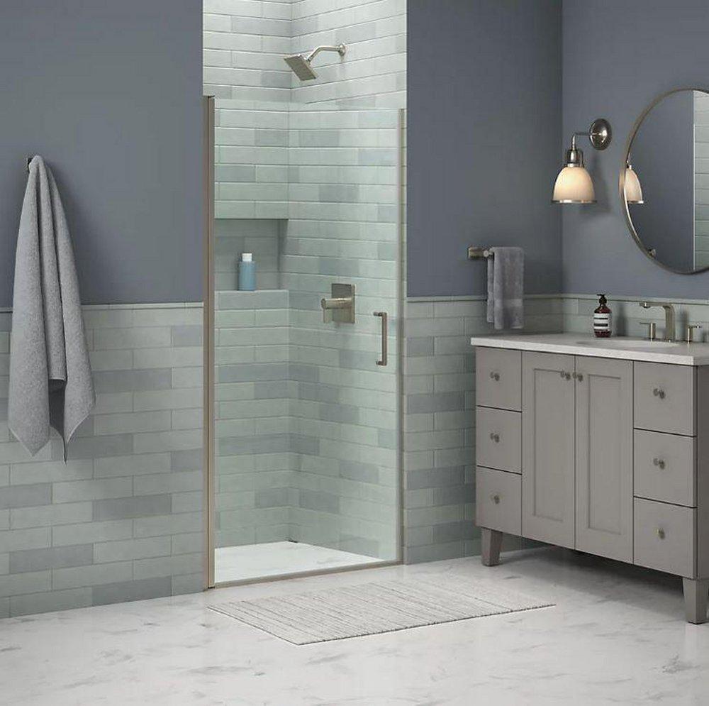 KOHLER Anodized Brushed Nickel Aluminum Grate 