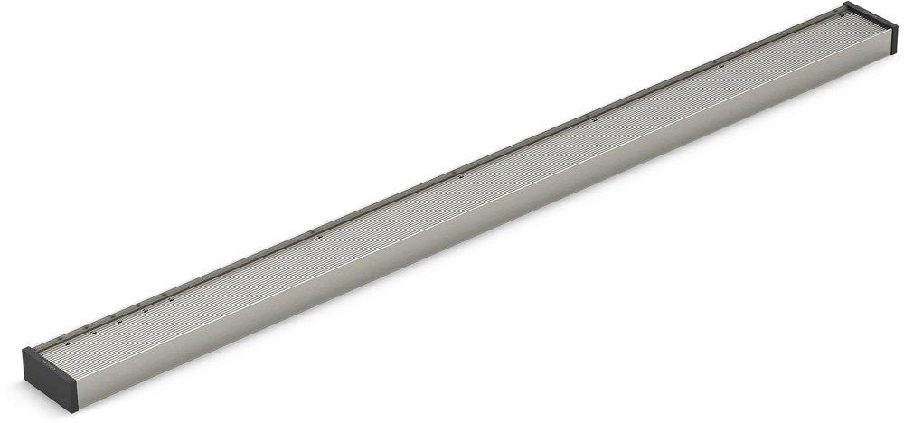 KOHLER Anodized Brushed Nickel Aluminum Grate 