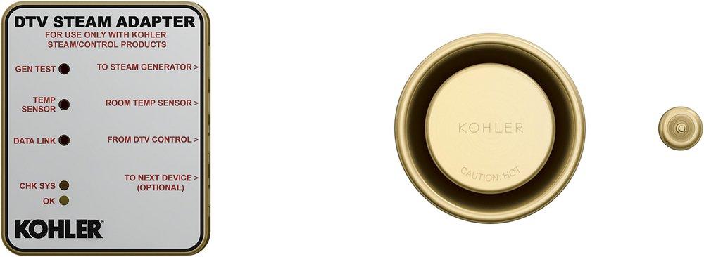 KOHLER Vibrant Brushed Moderne Brass Adapter Kit 