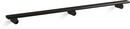 36 in. Straight Shower Shelf in Matte Black