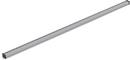 1-1/4 in. x 48 in. Linear Drain Grate with Tile In Panel in Bright Silver 