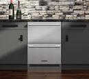 Signature Kitchen Suite Panel Ready 3.4 cu. ft. Counter Depth and French Door Refrigerator 