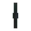 23 OUTDOOR LED WALL SCONCE ANNETTE SATIN BLACK SABL 