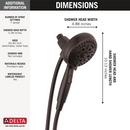 Delta Faucet Venetian Bronze Multi Function Hand Shower 