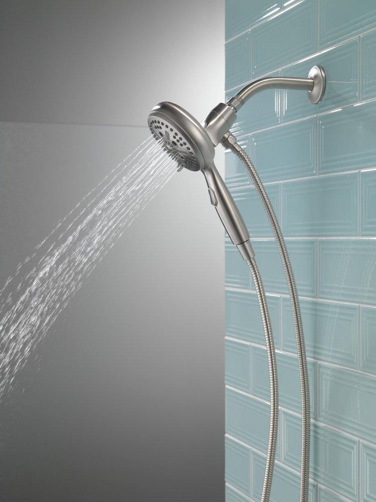 Delta Faucet Brilliance Stainless Multi Function Hand Shower 