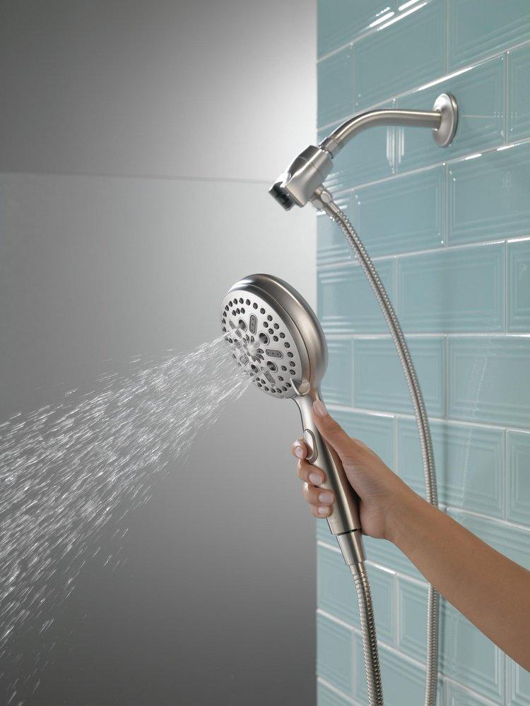 Delta Faucet Brilliance Stainless Multi Function Hand Shower 