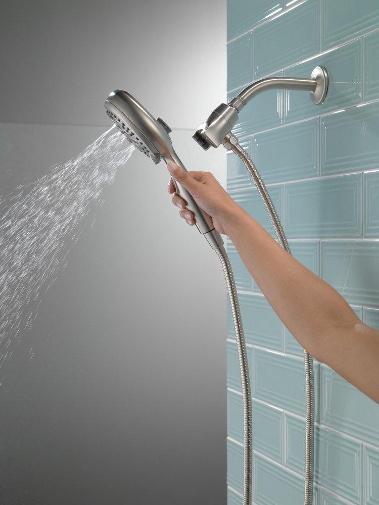 Delta Faucet Brilliance Stainless Multi Function Hand Shower 