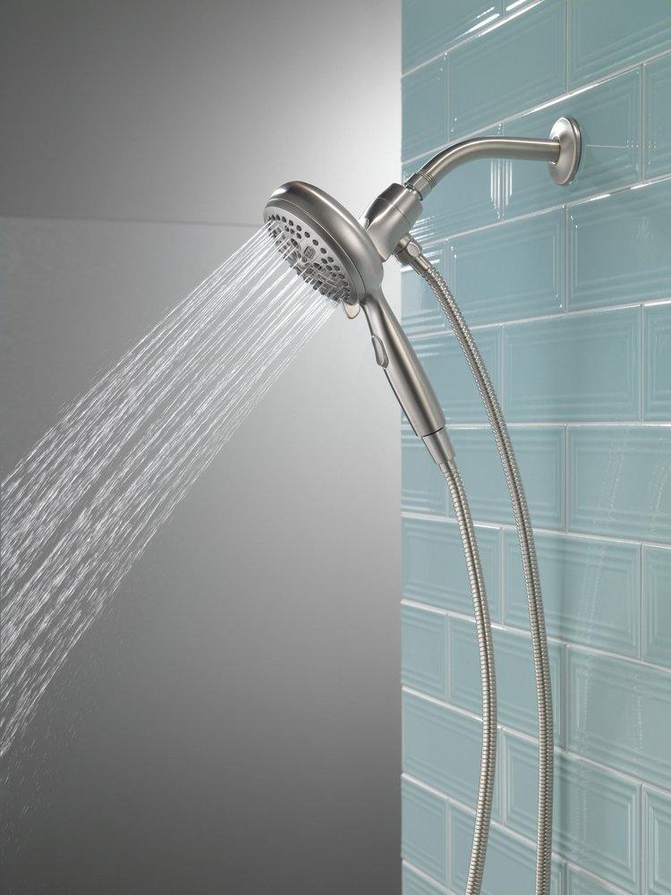 Delta Faucet Brilliance Stainless Multi Function Hand Shower 