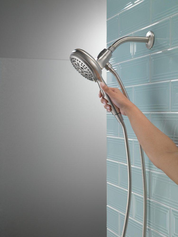 Delta Faucet Brilliance Stainless Multi Function Hand Shower 