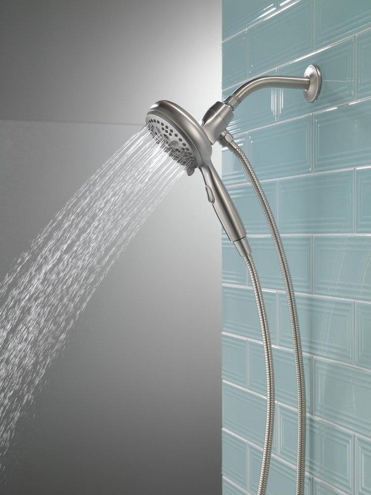 Delta Faucet Brilliance Stainless Multi Function Hand Shower 