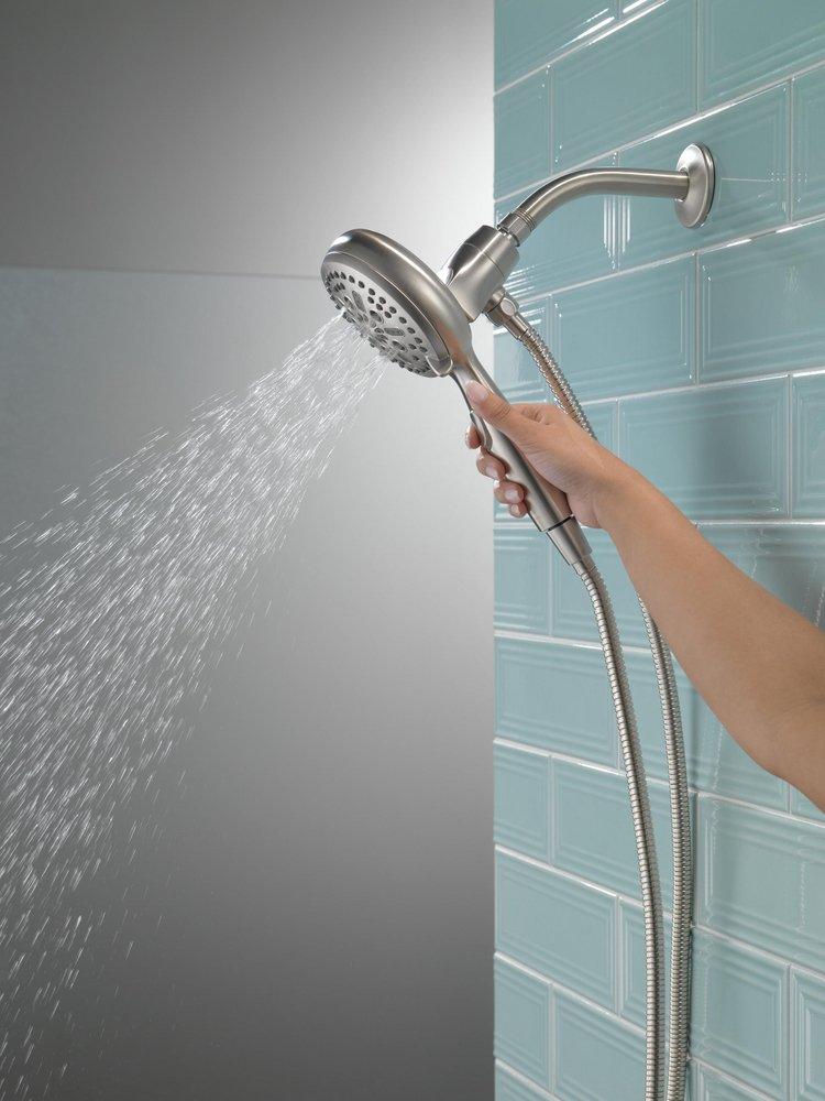 Delta Faucet Brilliance Stainless Multi Function Hand Shower 