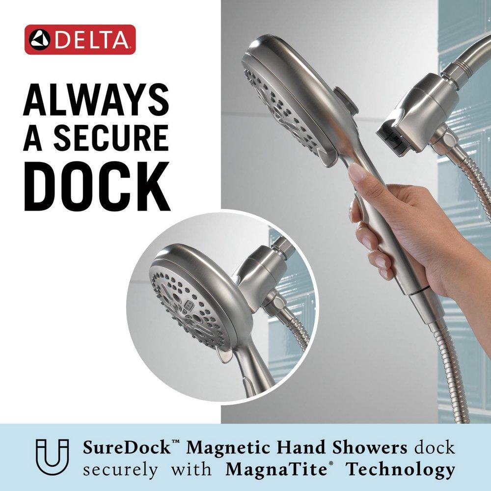 Delta Faucet Brilliance Stainless Multi Function Hand Shower 