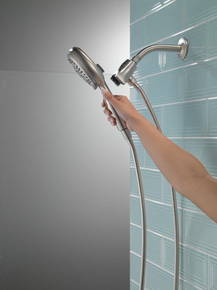 Delta Faucet Brilliance Stainless Multi Function Hand Shower 