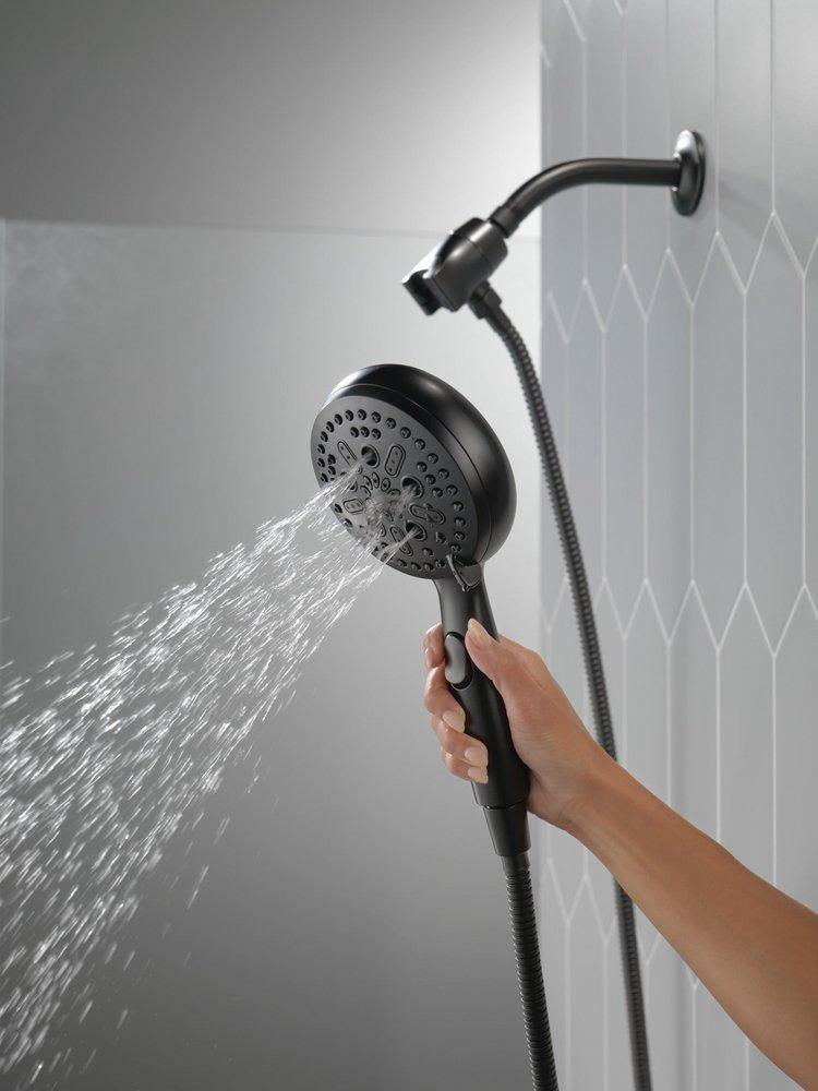 Delta Faucet Matte Black Multi Function Hand Shower 