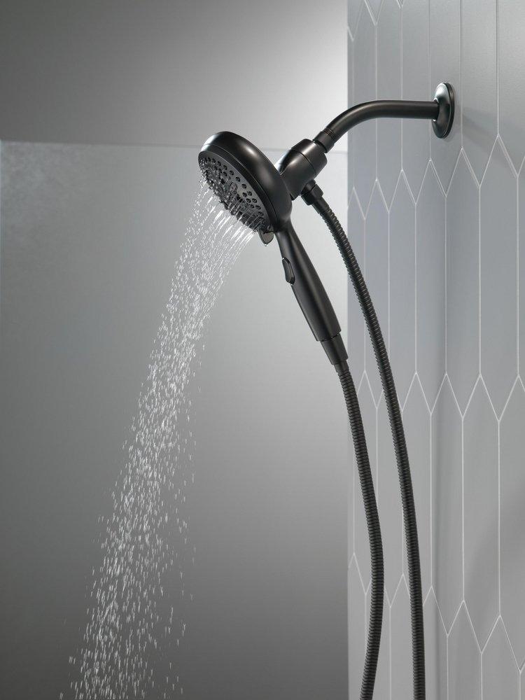 Delta Faucet Matte Black Multi Function Hand Shower 
