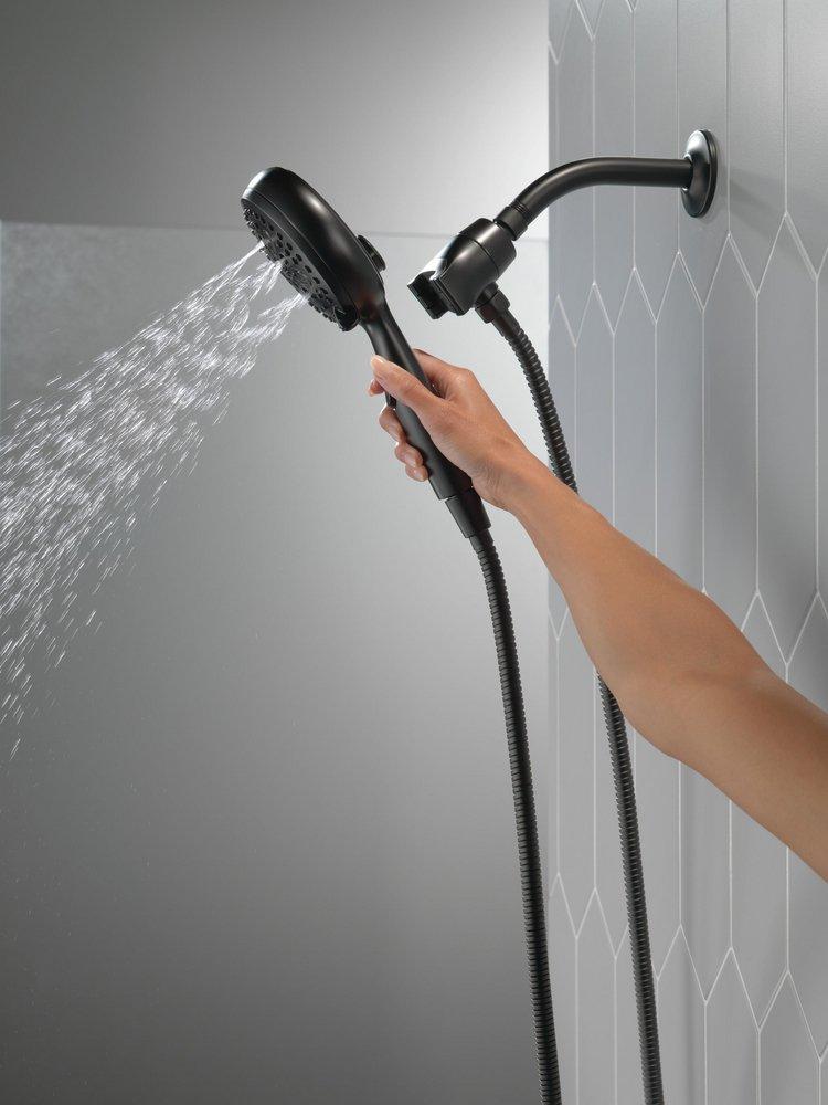 Delta Faucet Matte Black Multi Function Hand Shower 