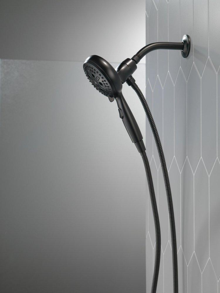 Delta Faucet Matte Black Multi Function Hand Shower 