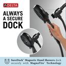 Delta Faucet Matte Black Multi Function Hand Shower 