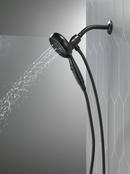 Delta Faucet Matte Black Multi Function Hand Shower 