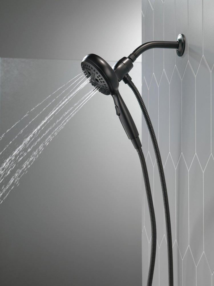Delta Faucet Matte Black Multi Function Hand Shower 