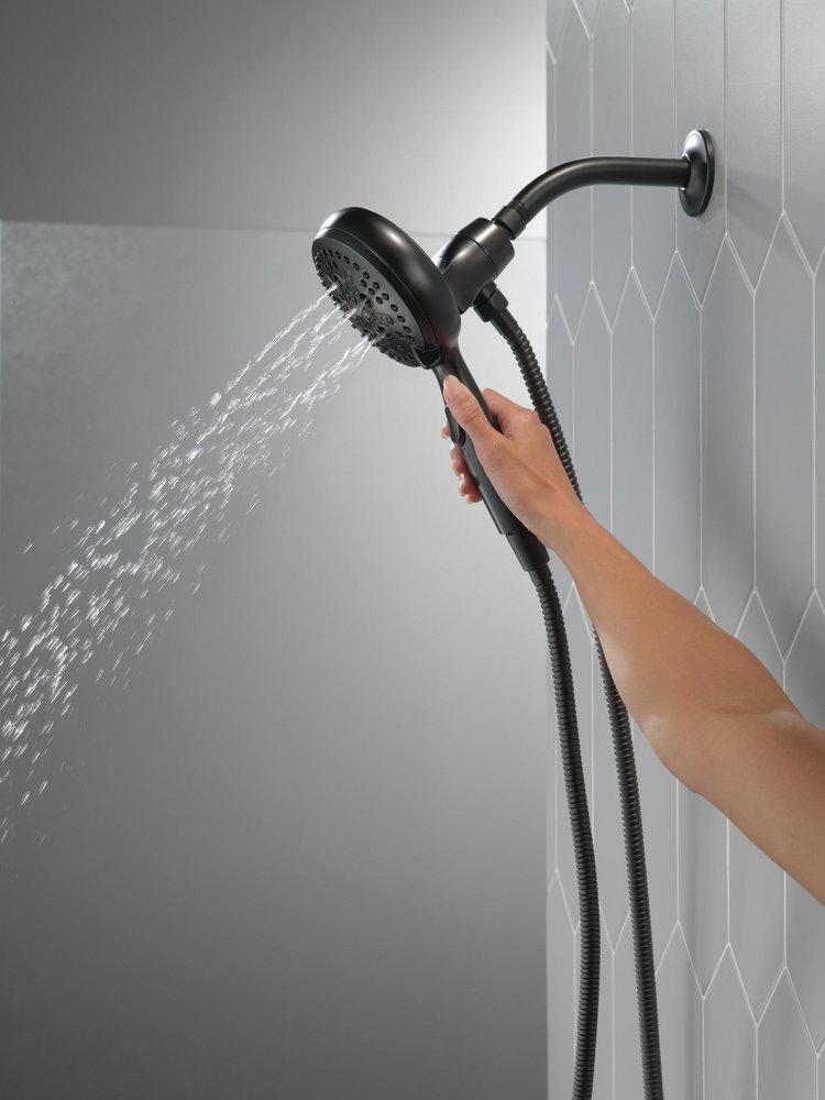 Delta Faucet Matte Black Multi Function Hand Shower 