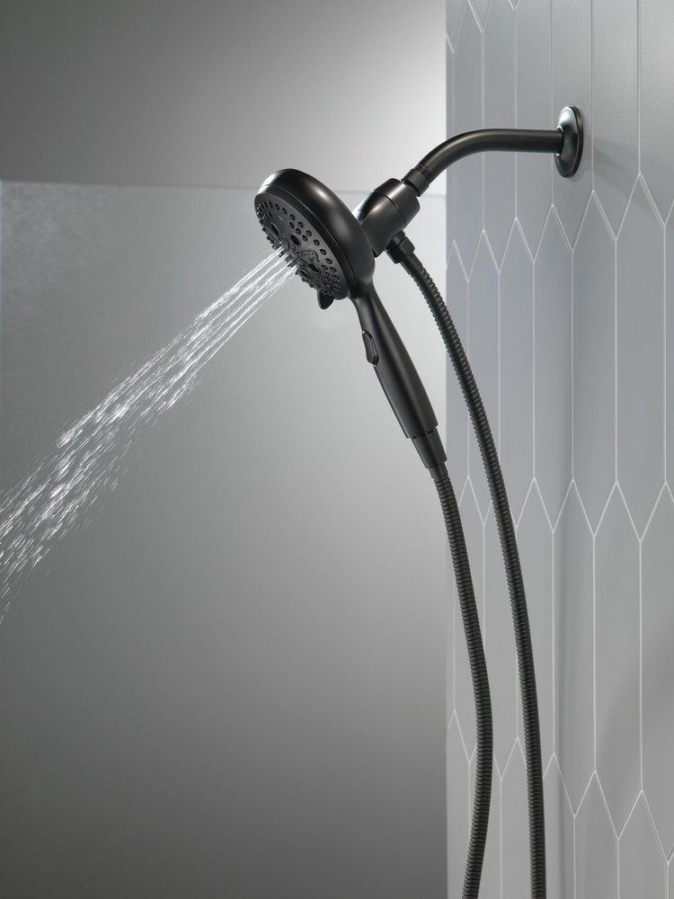 Delta Faucet Matte Black Multi Function Hand Shower 