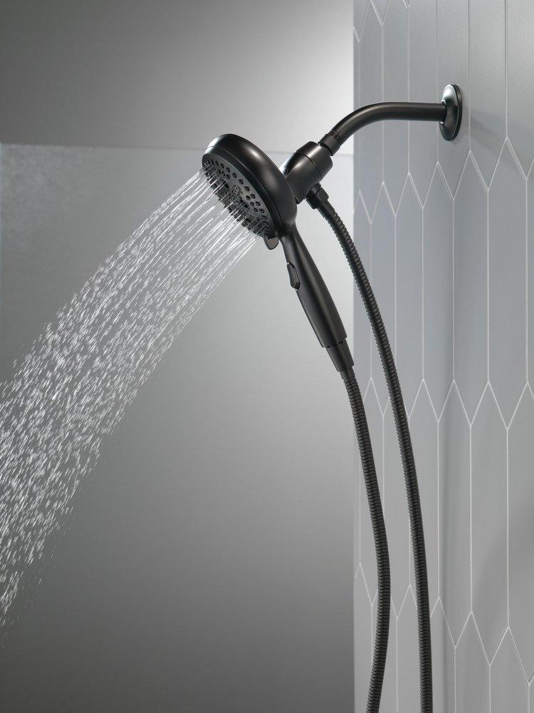 Delta Faucet Matte Black Multi Function Hand Shower 