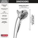 Multi Function Hand Shower in Chrome 