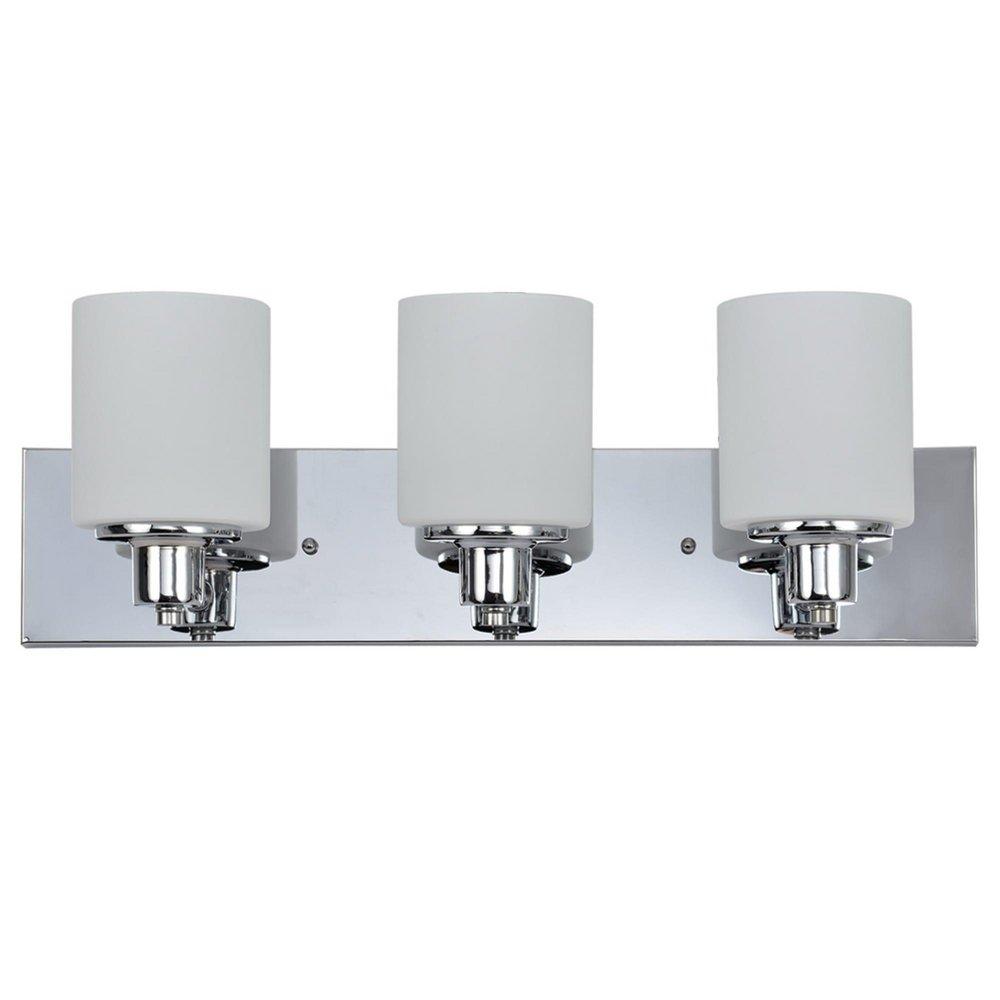 DANE 3-LIGHT POLISHED CHROME VANITY LIGHT 