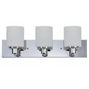DANE 3-LIGHT POLISHED CHROME VANITY LIGHT 