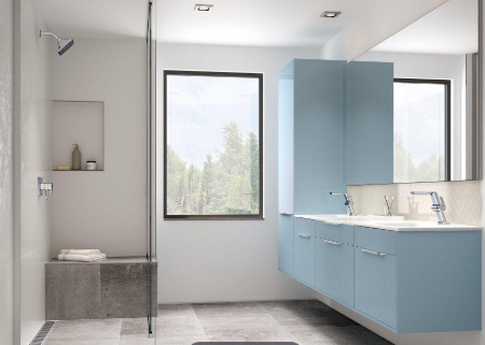 Delta Faucet Lumicoat Chrome Two Handle Multi Function Shower Faucet (Trim Only) 