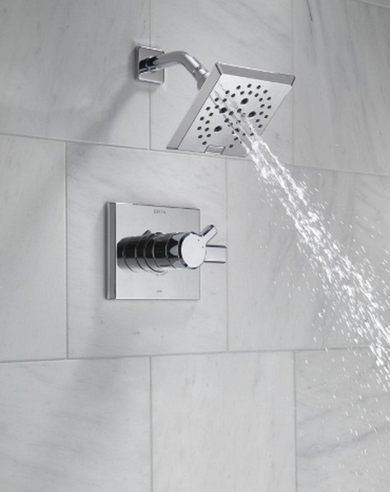 Delta Faucet Lumicoat Chrome Two Handle Multi Function Shower Faucet (Trim Only) 