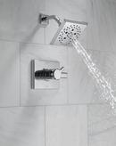 Delta Faucet Lumicoat Chrome Two Handle Multi Function Shower Faucet (Trim Only) 