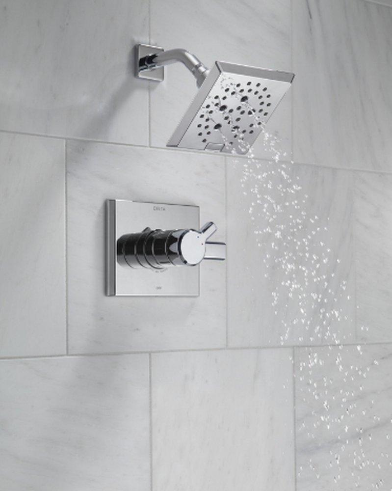 Delta Faucet Lumicoat Chrome Two Handle Multi Function Shower Faucet (Trim Only) 