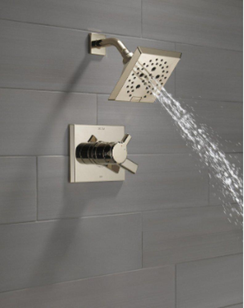 Delta Faucet Lumicoat Polished Nickel Two Handle Multi Function Shower Faucet (Trim Only) 