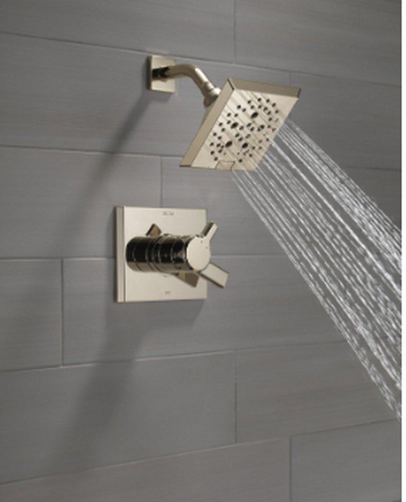 Delta Faucet Lumicoat Polished Nickel Two Handle Multi Function Shower Faucet (Trim Only) 