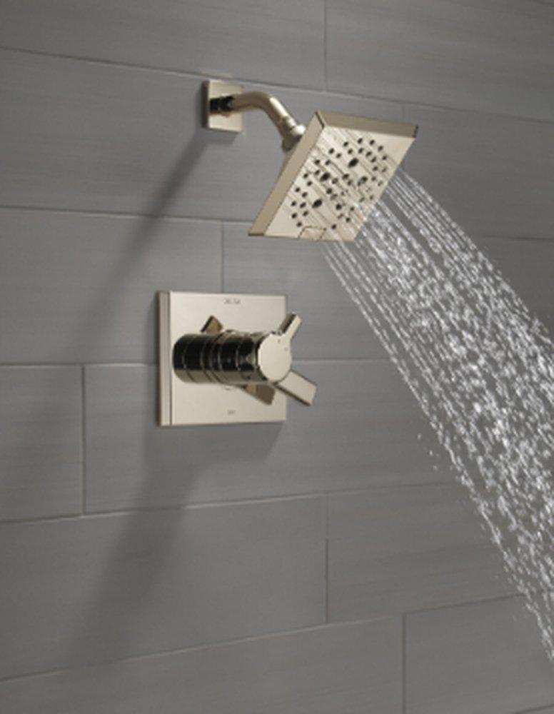 Delta Faucet Lumicoat Polished Nickel Two Handle Multi Function Shower Faucet (Trim Only) 