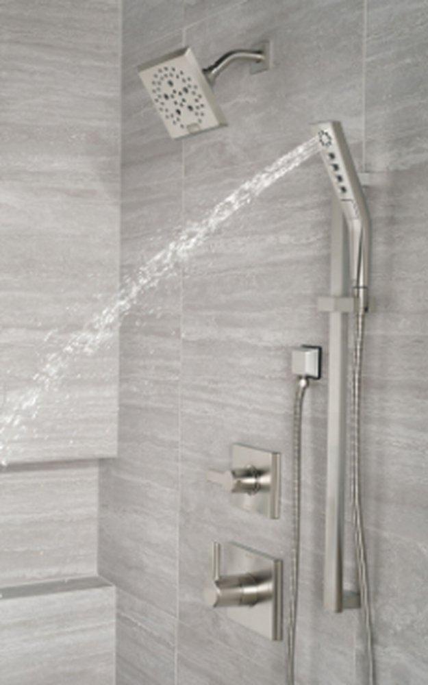 Delta Faucet Lumicoat Stainless Single Handle Multi Function Shower Faucet (Trim Only) 