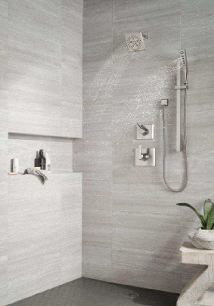 Delta Faucet Lumicoat Stainless Single Handle Multi Function Shower Faucet (Trim Only) 