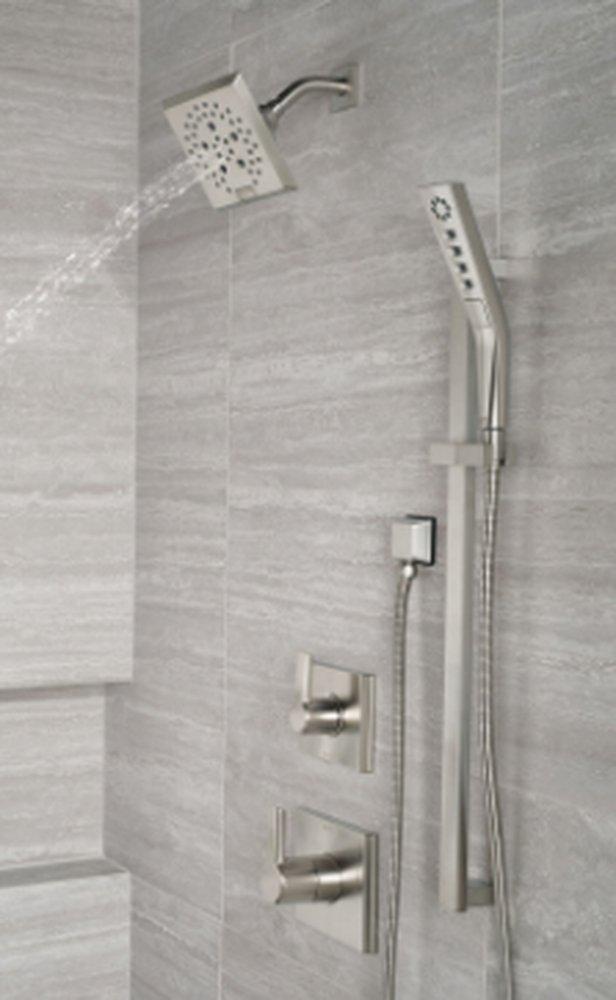 Delta Faucet Lumicoat Stainless Single Handle Multi Function Shower Faucet (Trim Only) 