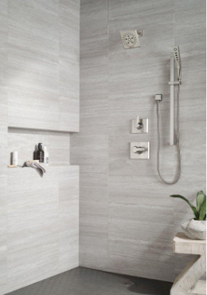 Delta Faucet Lumicoat Stainless Single Handle Multi Function Shower Faucet (Trim Only) 