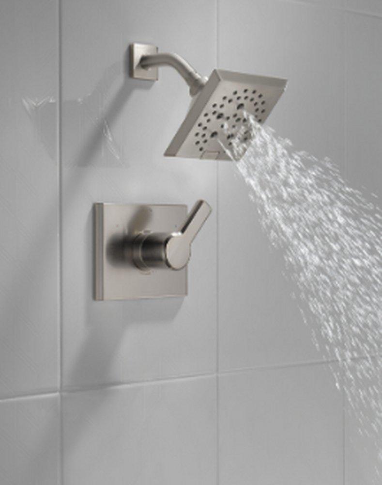Delta Faucet Lumicoat Stainless Single Handle Multi Function Shower Faucet (Trim Only) 