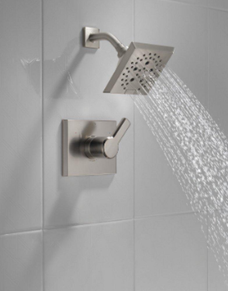 Delta Faucet Lumicoat Stainless Single Handle Multi Function Shower Faucet (Trim Only) 