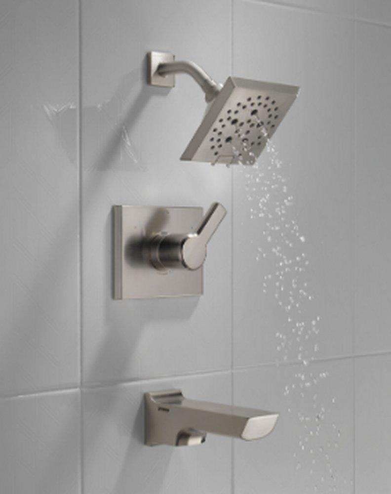 Delta Faucet Lumicoat Stainless Single Handle Multi Function Bathtub & Shower Faucet (Trim Only) 