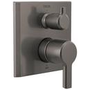 Two Handle Pressure Balancing Valve Trim in Lumicoat® Black Stainless