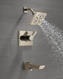 Delta Faucet Lumicoat Polished Nickel Single Handle Multi Function Bathtub & Shower Faucet (Trim Only) 